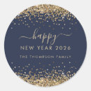 Search for happy new year stickers Gold glitter