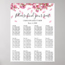 Search for cherry blossoms wedding seating charts Watercolor flowers