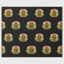 Search for burger wrapping paper Hamburger lover