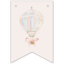 Search for baby shower bunting flags Pink