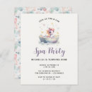 Search for pedicure party invitations Watercolor