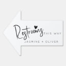 Search for restroom arrow signs Minimalist