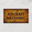 Search for aircraft mechanic business cards Plane