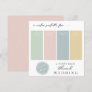 Search for color swatch invitations Bride