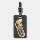 Search for music luggage tags Horn