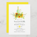 Search for sunflower bridal brunch invitations Champagne