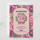 Search for psychedelic birthday invitations 70's