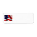 Search for american flag return address labels Old glory