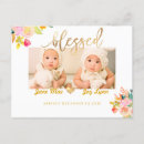 Search for blessed birth announcement cards Heart