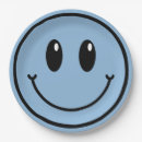 Search for happy face plates Blue