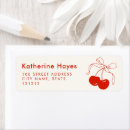 Search for bridal shower return address labels Red