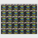 Search for 10th birthday wrapping paper 10 years old