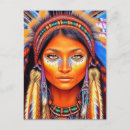 Search for native american postcards Girl