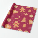 Search for christmas cookie wrapping paper Pattern