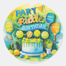 Search for pickleball stickers Birthday