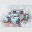 Search for vintage truck tissue paper Decoupage