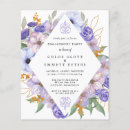 Search for purple engagement party invitations Modern