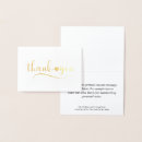 Search for real foil thank you cards Chic