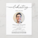 Search for celebration of life handout Memorial