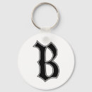 Search for letter b keychains Text design