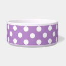 Search for purple pet bowls Polka dots