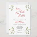 Search for deck the halls invitations Elegant