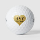 Search for heart golf balls Gold