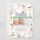 Search for boho birth announcement cards Baby girl