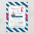 Search for pirate baby shower invitations Mermaid