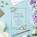 Search for clear wedding invitations Floral
