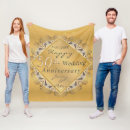 Search for wedding anniversary blankets Couple