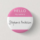 Search for hello my name is buttons Identification