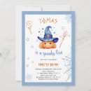 Search for halloween 1st birthday invitations Blue