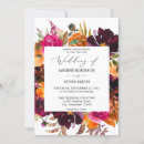 Search for orange and purple wedding invitations Modern