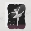Search for performing arts 5x7 invitations ballet