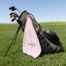 Search for pink golf towels Girly
