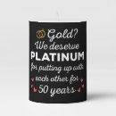 Search for 50th anniversary candles Couple