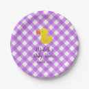 Search for purple gingham paper plates Pastel