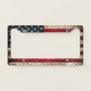 Search for american flag license plates Distressed