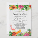Search for luau sweet 16 invitations Flamingo