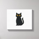 Search for black cat canvas prints Kitten