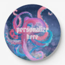 Search for octopus paper plates Watercolor