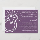 Search for purple engagement party invitations Violet