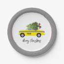 Search for black and white christmas paper plates Festive