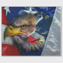 Search for american flag wrapping paper Bald eagle