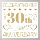 Search for 30th anniversary posters Elegant