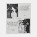 Search for wedding date blankets Black and white