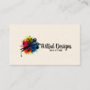Search for paint splatter business cards Hair stylist