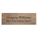 Search for wood name tags Business