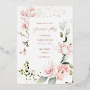 Search for rose gold graduation invitations Modern